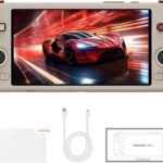 Ampown Mangmi Air X: console portátil Android 14 com tela IPS Full HD, bateria 5000mAh e controles Hall para jogar sem travar.