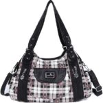 Angel Kiss Bolsa Hobo feminina grande em couro sintético, elegante e espaçosa para o dia a dia