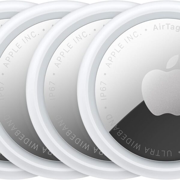 Apple AirTag 2ª geração pack com 4: encontre itens com Busca Precisa e som mais alto