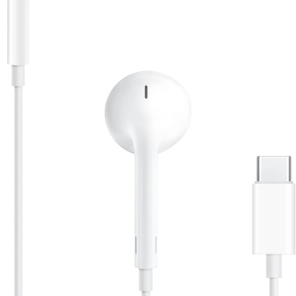 Apple EarPods (USB-C) com som de alta qualidade, controle integrado e maior proteção contra suor e água.