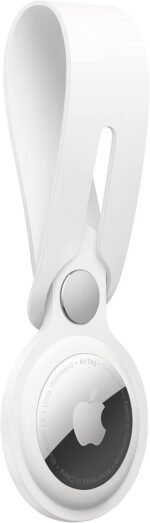 Apple Pulseira para AirTag Branca: fixação leve e resistente para manter seu AirTag sempre no lugar com segurança. - Imagem 2