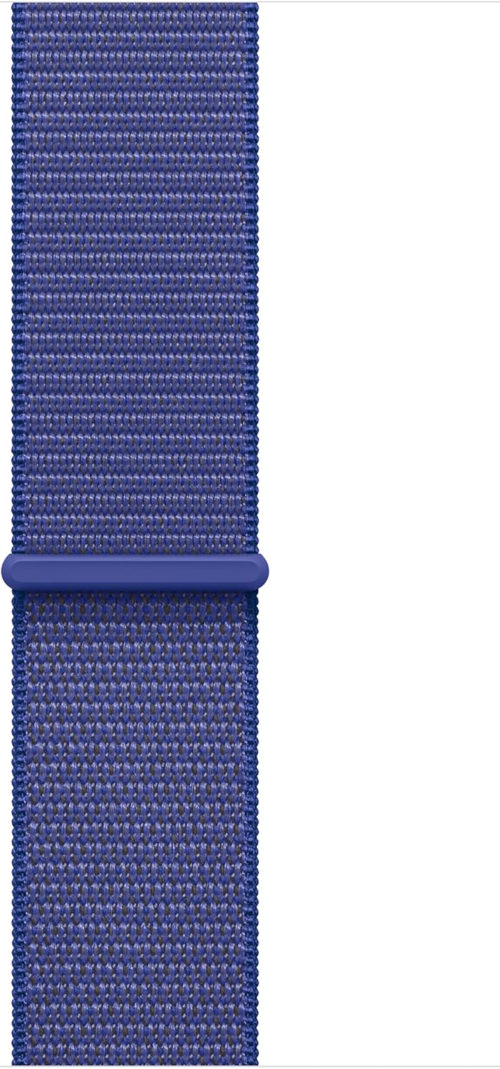 Apple Watch Band Loop desportiva 46 mm ultramarino: leve, respirável Apple Watch Band Loop desportiva 46 mm ultramarino: leve, respirável e com ajuste fácil para mais conforto no dia a dia.