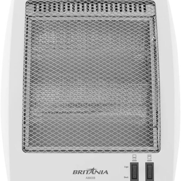 Aquecedor AB800B 220V Britânia: 2 níveis de potência, baixo ruído e mais conforto para aquecer seus ambientes.