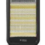 Aquecedor Cadence Halógeno Lumiconfort 127V: aquece rápido, com oscilação horizontal e segurança automática para seu conforto.