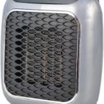 Aquecedor Cerâmico Digital Portátil para Ambientes Compactos de Tomada Bivolt com Termostato Ajustável e Monitoramento em Visor LED