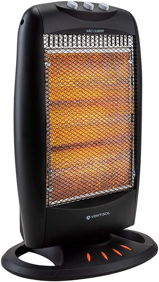 Aquecedor Doméstico Halógeno Ventisol 127V: aquecimento seguro, prático e portátil Aquecedor Doméstico Halógeno Ventisol 127V: aquecimento seguro, prático e portátil para sua casa