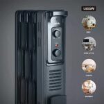 Aquecedor Elétrico a óleo EOS Comfort Heat 1500W: aquece até 15m² com proteção anti-queda e compra segura. - Imagem 2