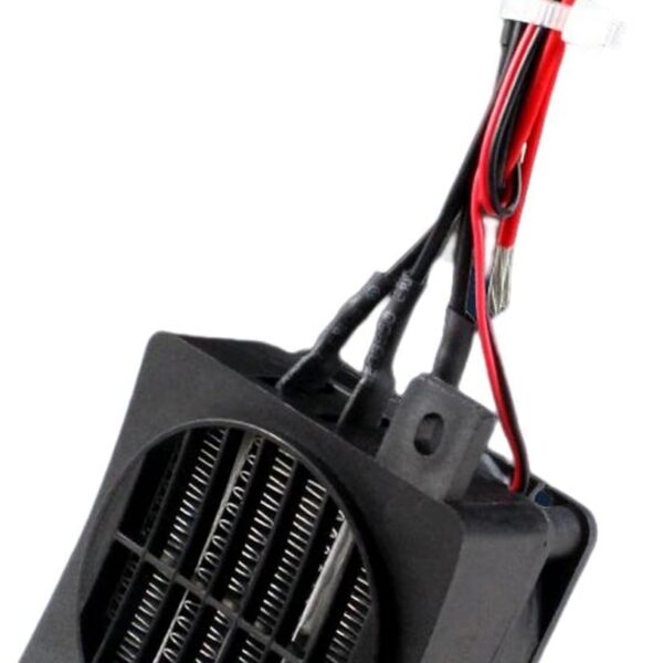 Aquecedor PTC Cerâmica 24V 200W para Desktop, aquecimento rápido, termóstato ajustável e uso seguro para quarto