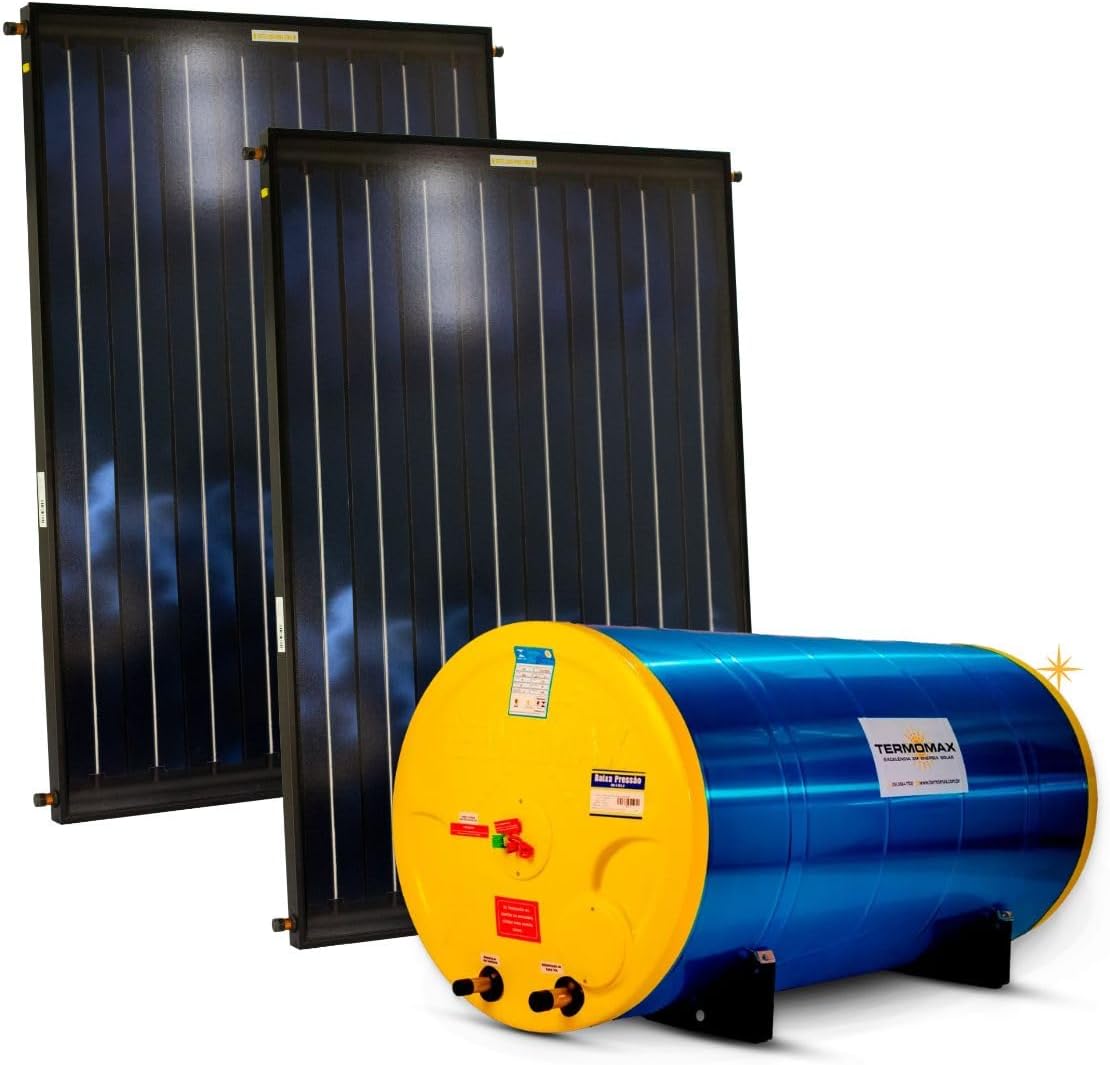 Aquecedor Solar Residencial 200L Inox 304 com Apoio Elétrico 3000W: Aquecedor Solar Residencial 200L Inox 304 com Apoio Elétrico 3000W: água quente com economia e alta durabilidade.