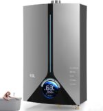 Aquecedor a Gas 110V (Gás Natural), 16 L/Min, Aquecedor Água, Aquecedor de Agua, Aquecedor de Água a Gás Digital, Aquecedor de Água a Gás