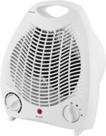 Aquecedor de Ar Eletrico Portatil de Ambiente Estufa 220V 2000W com Termostato Ajustável e 3 Modos de Operação Ventilador Baixo e Alto para Inverno