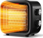 Aquecedor de Mesa 1500W PTC: aquecimento rápido, silencioso e seguro para escritório e quarto