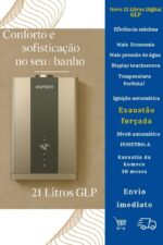 Aquecedor de aguá a gás Komeco ko 21DI G2 Digital 1CFLP4 - Imagem 2