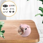 Aquecedor elétrico de mesa Gazechimp rosa: aquece em 2s, compacto, seguro e ideal para escritório, quarto e casa. - Imagem 2