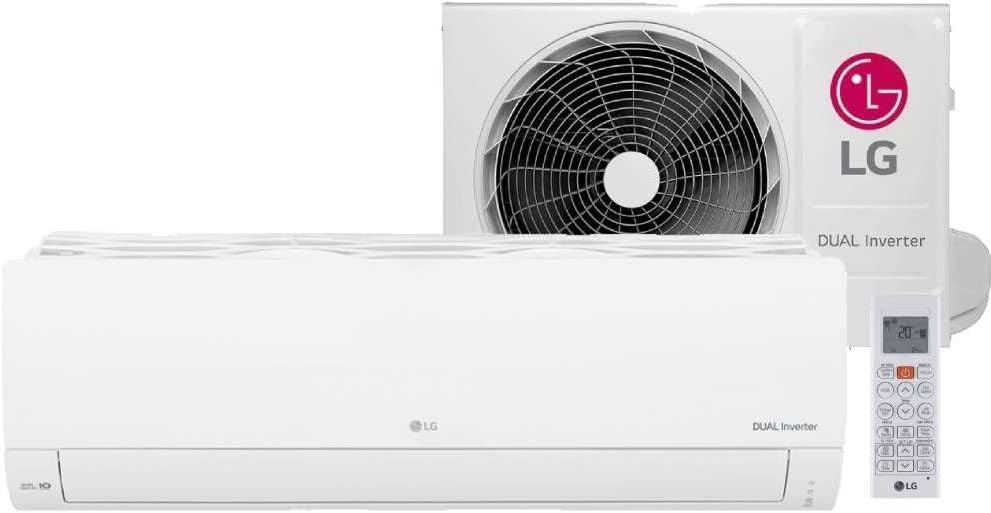 Ar-Condicionado LG DUAL Inverter Compact +AI 12.000 BTU Frio 220V Ar-Condicionado LG DUAL Inverter Compact +AI 12.000 BTU Frio 220V S3-Q12JAQAL
