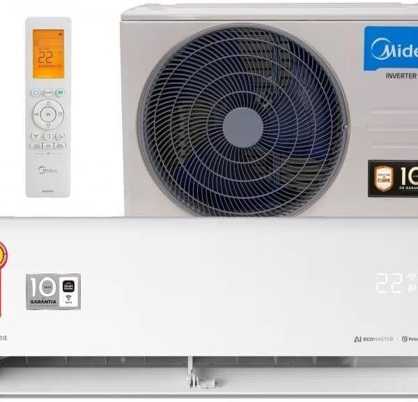 Ar Condicionado Split Inverter Midea AI Ecomaster 9000 BTUs Frio 220V 38EZVCA09M5