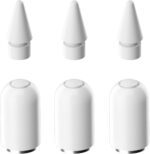 AreMe tampa magnética e pontas de reposição para Apple Pencil 1ª geração, pacote com 6 para escrita precisa