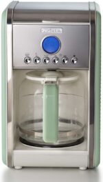 Ariete 1342, Cafeteira Vintage Verde, de 4 a 12 xicaras, Programável, 900Wats - 127V - Imagem 2