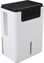 Asixxsix Desumidificador 60W compacto e silencioso, tanque 2000ml, ideal para quarto e closet, combate a umidade com eficiência