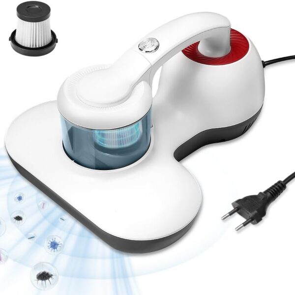Aspirador UV 3 em 1 11Kpa: remove ácaros com sucção potente e limpeza profunda para colchões e sofás.