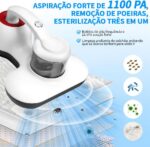 Aspirador UV 3 em 1 11Kpa: remove ácaros com sucção potente e limpeza profunda para colchões e sofás. - Imagem 2
