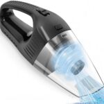 Aspirador de Pó Portátil Sem Fio 100W: potência forte, bateria durável e limpeza prática para carro e pequenos ambientes.