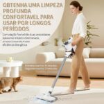 Aspirador de Pó Vertical Sem Fio 12V, 120W, Adequado para Pêlos de Animais e Poeira em Geral. - Imagem 2
