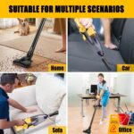 Aspirador de pó sem fio compatível com bateria DEWALT 20 V (bateria não incluída), aspirador portátil para casa, barco, oficina, carro, pelos de animais de estimação, apenas ferramentas de - Imagem 2