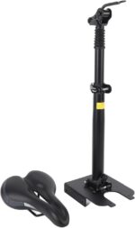 Assento dobrável ajustável para patinete M365 1S Lite com espuma absorvente e montagem fácil.