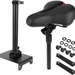 Assento selim dobrável Max G30 com amortecimento ajustável: mais conforto, ergonomia e fácil instalação.