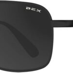 BEX Mach: óculos de sol de metal leves e resistentes, com estilo aviador e conforto para desempenho diário.