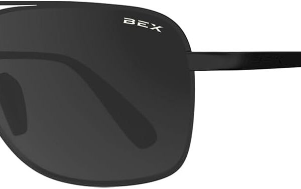 BEX Mach: óculos de sol de metal leves e resistentes, com estilo aviador e conforto para desempenho diário.