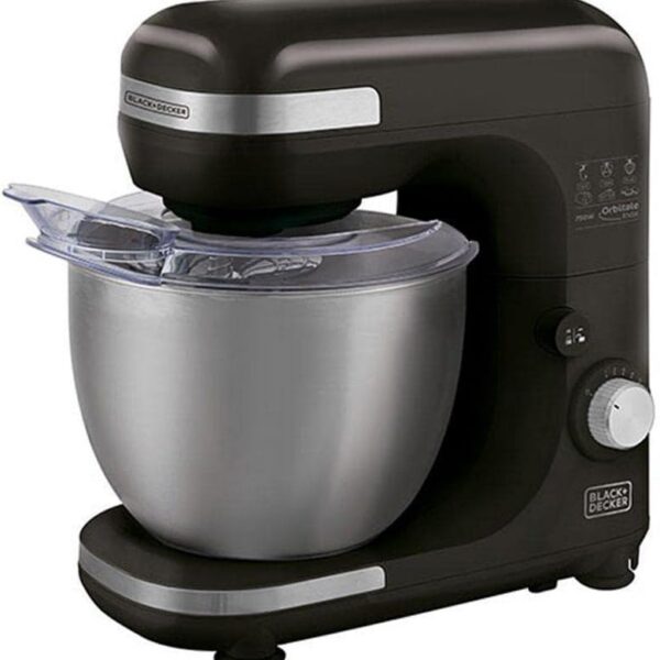 BLACK+DECKER Batedeira Planetária Orbitale, 8 velocidades, 5 Litros, Batedor em Inox, Potência 750W, Modelo PLAN2000PB2, 220V