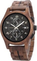 BOBO BIRD relógio cronógrafo masculino de madeira: leve, elegante e multifuncional para negócios, casual e presente ideal