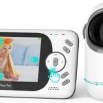Babá Eletrônica Câmera 4.3" com áudio bidirecional, zoom digital e monitoramento sem Wi-Fi para mais segurança e conforto do bebê