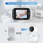 Babá Eletrônica Hb66Pro com tela IPS 3.2, visão noturna e áudio bidirecional para monitorar seu bebê com segurança. - Imagem 2