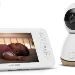 Babá Eletrônica Maxi Cosi See Pro 360: monitore seu bebê com CryAssist, câmera 2K, visão noturna e 10h de bateria.