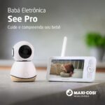 Babá Eletrônica Maxi Cosi See Pro 360: monitore seu bebê com CryAssist, câmera 2K, visão noturna e 10h de bateria. - Imagem 2