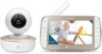 Babá Eletrônica Motorola VM50G com tela 5,0, visão panorâmica, zoom e áudio bidirecional para monitorar seu bebê com segurança.