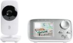 Babá Eletrônica Sem Fio Maxi Baby com visão noturna, zoom 2x e conexão segura para monitorar seu bebê com tranquilidade.