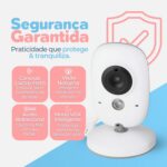 Babá Eletrônica com Câmera Full HD, Visão Noturna e Áudio Bidirecional para Monitoramento Seguro - Imagem 2