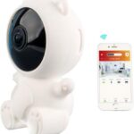 Babá eletrônica Vivitar Wi-Fi Full HD 1080p com Alexa, Google Assistant e monitoramento remoto seguro.
