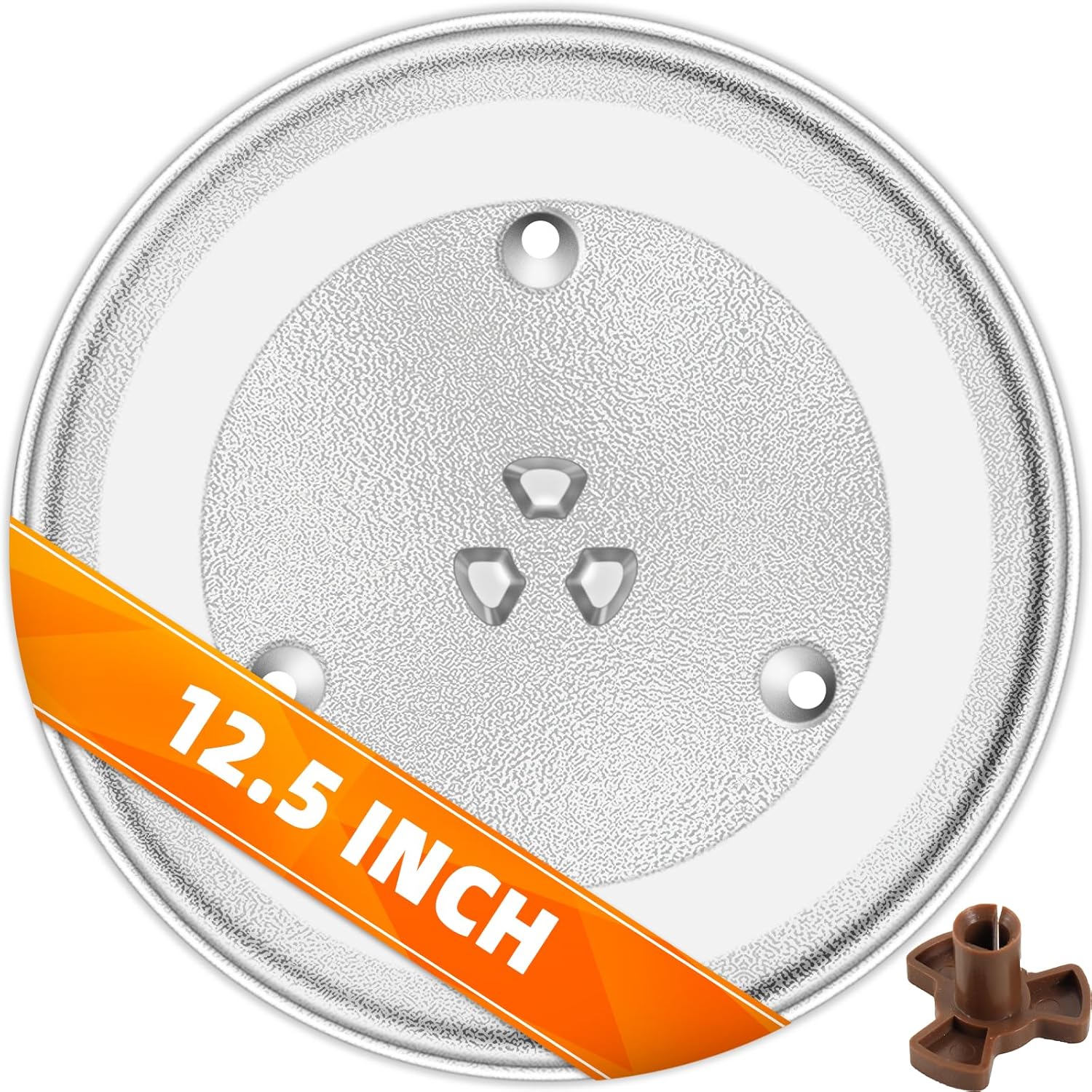 Bandeja de vidro 31,75 cm para micro-ondas Samsung, GE e Bandeja de vidro 31,75 cm para micro-ondas Samsung, GE e Hotpoint, resistente e lavável na lava-louças