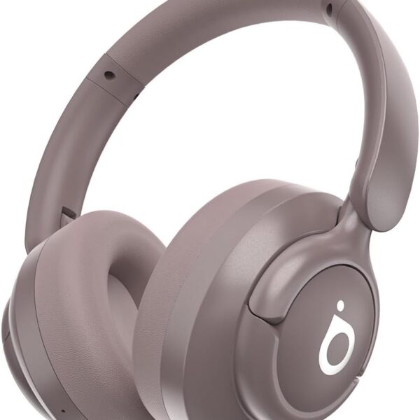 Basike Fone de Ouvido Bluetooth, ANC Cancelamento de Ruído Ativo Headphone Bluetooth 5.4 Headset com Microfone, Certificação Hi-Res Audio, 30 horas reprodução, LE29 (Rosa)