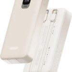 Basike Power Bank, Carregador Portátil Universal 20000mAh, USB-A(até 22.5W)+USB-C(até PD20W), Carregamento Rápido, Led Indicador de Bateria para iPhone/Samsung/Huawei/Xiaomi (Cáqui)