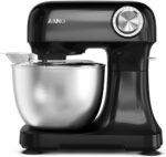 Batedeira Arno Bake Easy KM10 500W: potência, 12 velocidades e tigela inox 3,5L para receitas perfeitas.