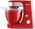 Batedeira Planetária Philco 500W Turbo com tigela 4L e 12 velocidades para massas e cremes. - Imagem 2