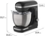 Batedeira planetária Electrolux 5L 750W: potência, 12 velocidades e tigela inox para massas perfeitas. - Imagem 2