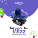 Bebê Conforto Cosco Kids Wizz com base Azul: leve, seguro e confortável para recém-nascidos até 13 kg. - Imagem 2