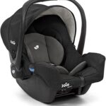 Bebê Conforto Gemm Preto Chumbo Shale com proteção lateral, capota UV50+ e conforto seguro para o bebê.